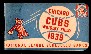  1939 Chicago CUBS NL Pocket Schedule (WBBM radio)