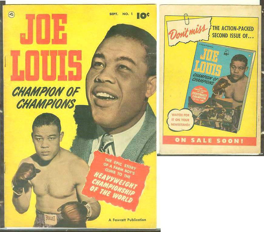  1950 Joe Louis 'Champion of Champions' #1 Comic Book (BOXING) Baseball cards value
