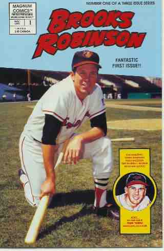  Brooks Robinson - 1992 Comic Book #1 PREMIER ISSUES - LOT of (10) Baseball cards value