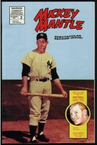 MICKEY MANTLE - 1992 COMIC BOOK #2 - Lot (10) 'Spectacular Second Issues' Baseball cards value