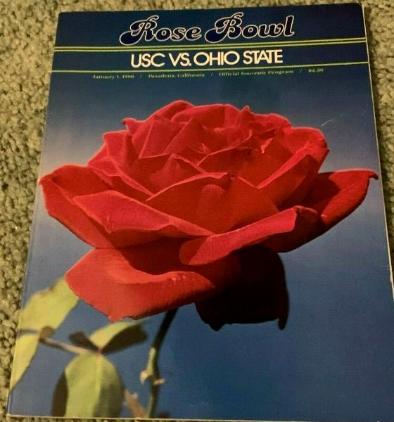  1980 Rose Bowl Program - USC vs Ohio State Baseball cards value