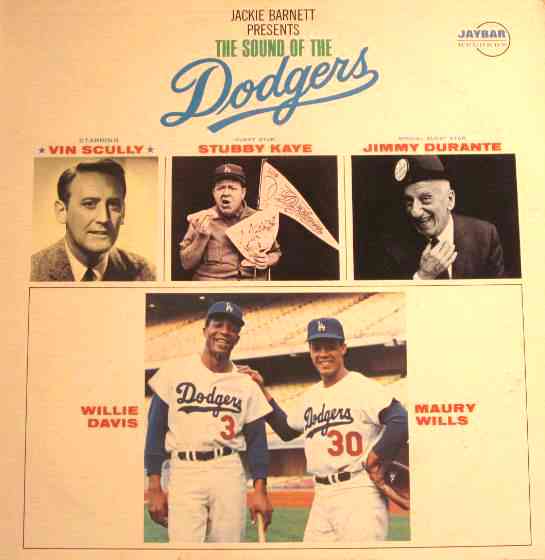  1960's 'Sound of the Dodgers' - 33-1/3 RPM Record Baseball cards value