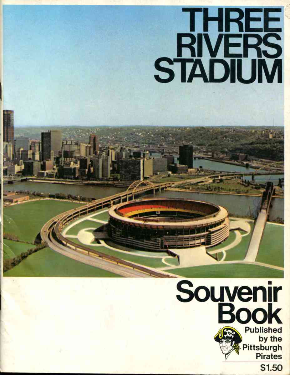 1970 Pittsburgh PIRATES - Three Rivers Stadium Souvenir Book