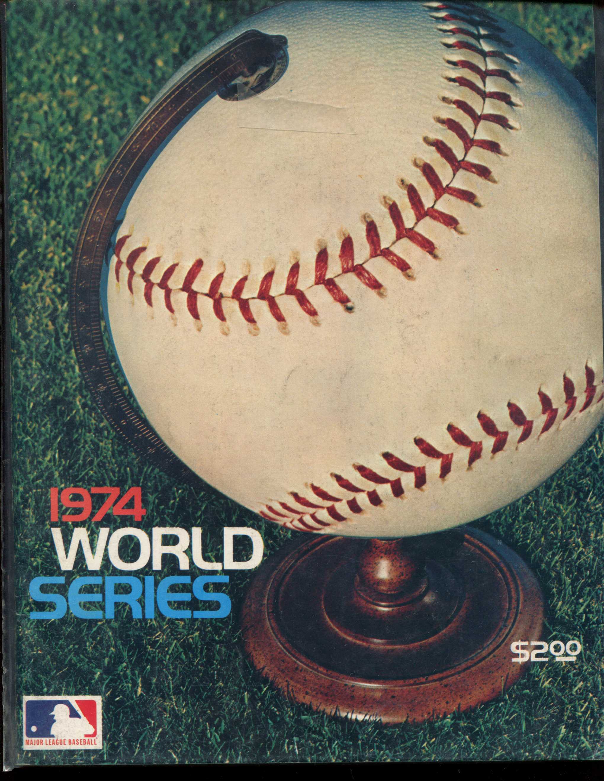  1974 World Series Program - This was the 1st Joint W.S. Program Baseball cards value