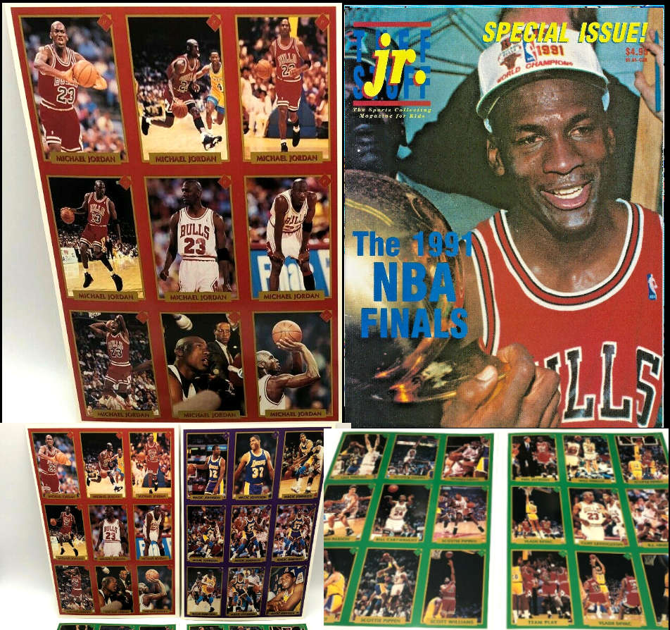 MICHAEL JORDAN - Tuff Stuff Jr. - Special Issue - 1991 NBA Finals Baseball cards value