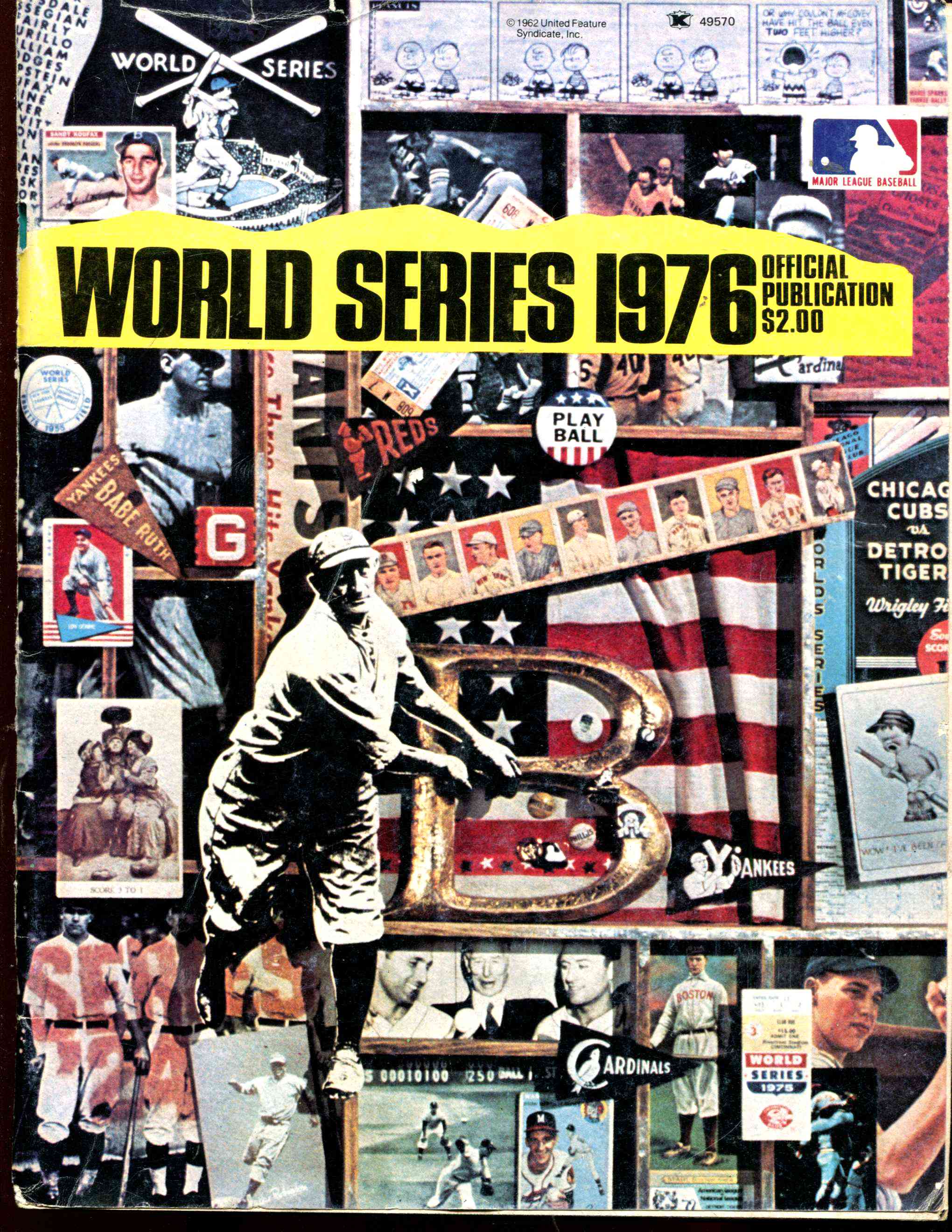  1976 World Series Program - Yankees vs Reds Baseball cards value