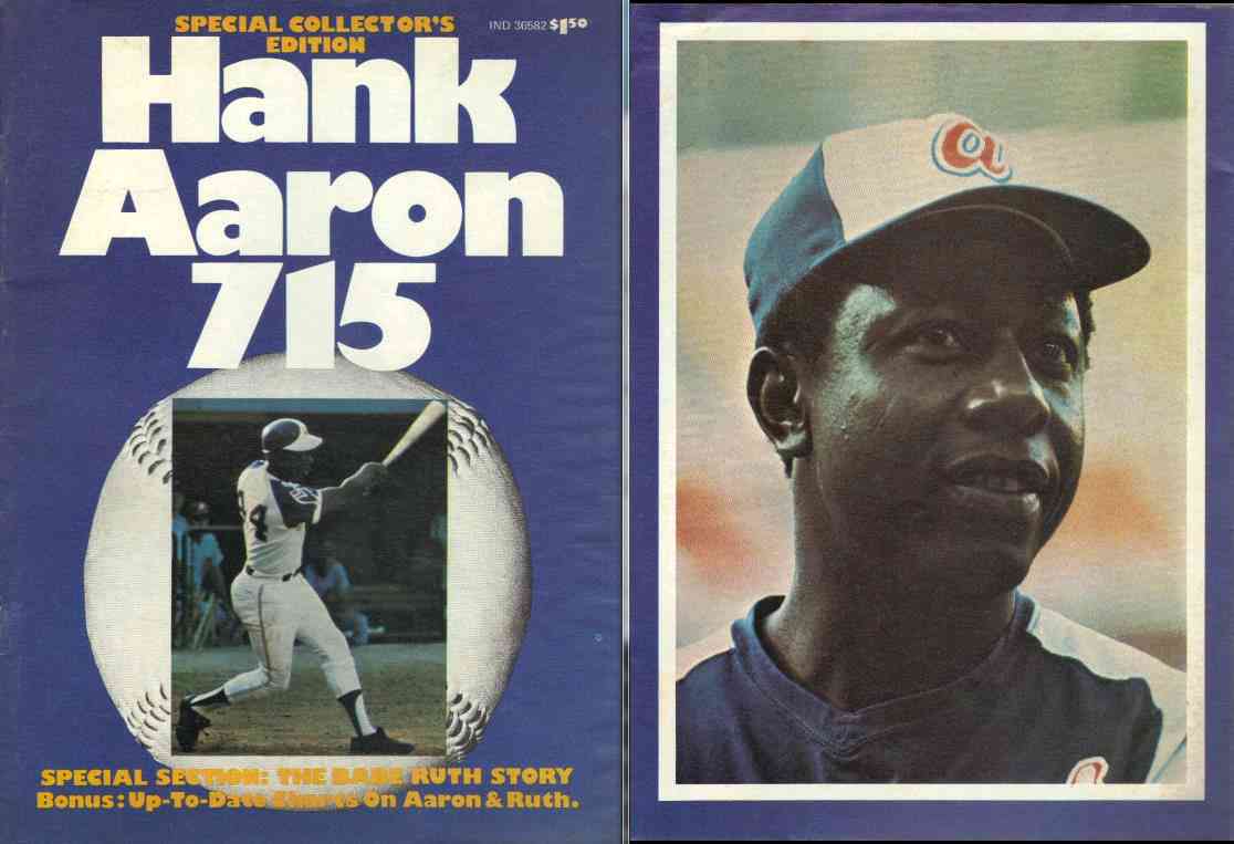 1974 Hank Aaron 715 - Special Collector's Edition magazine (64 pages) Baseball cards value