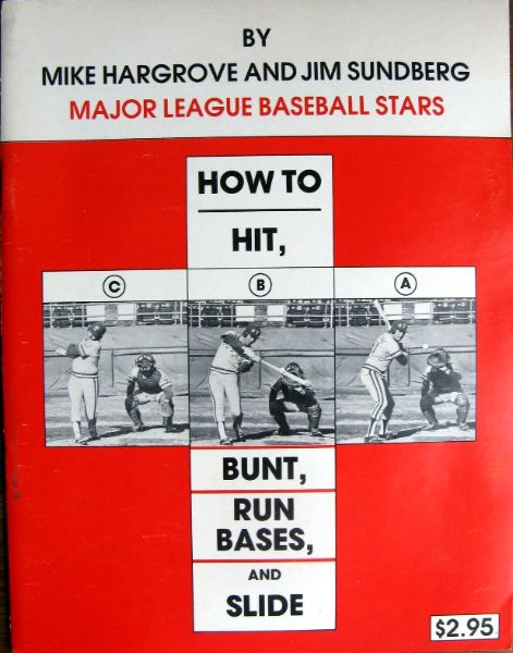 1977 'How To Hit,Bunt,Run Bases & Slide' - By Mike Hargrove & Jim Sundberg Baseball cards value