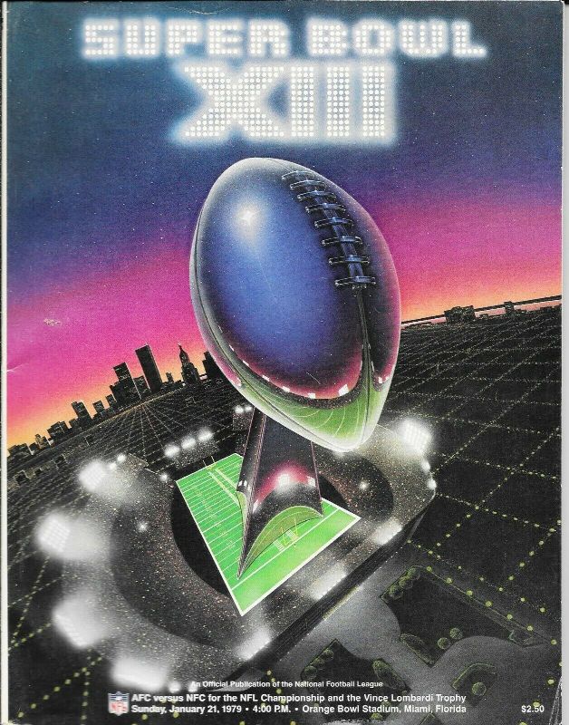  Super Bowl XIII Program - Steelers vs Cowboys - Jan 21, 1979 Baseball cards value