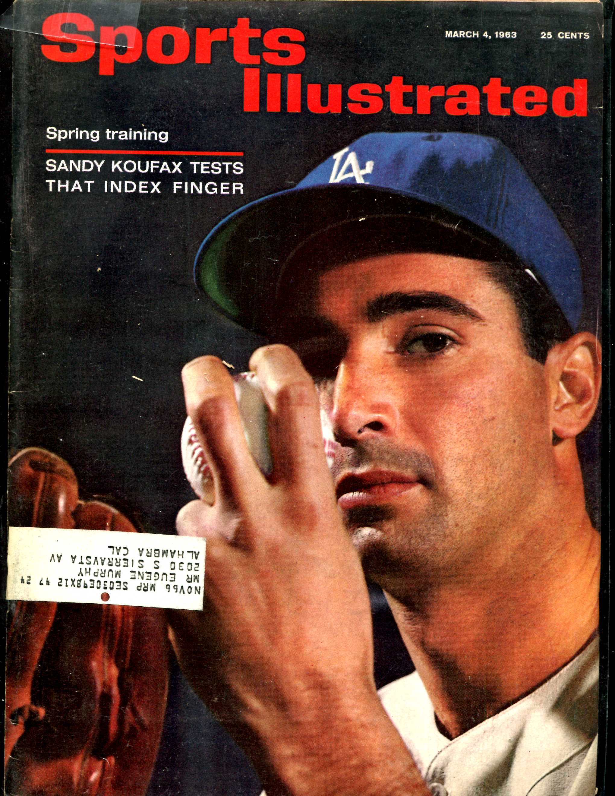 Sports Illustrated (1963/03/04) - Sandy Koufax cover (Dodgers) Baseball cards value