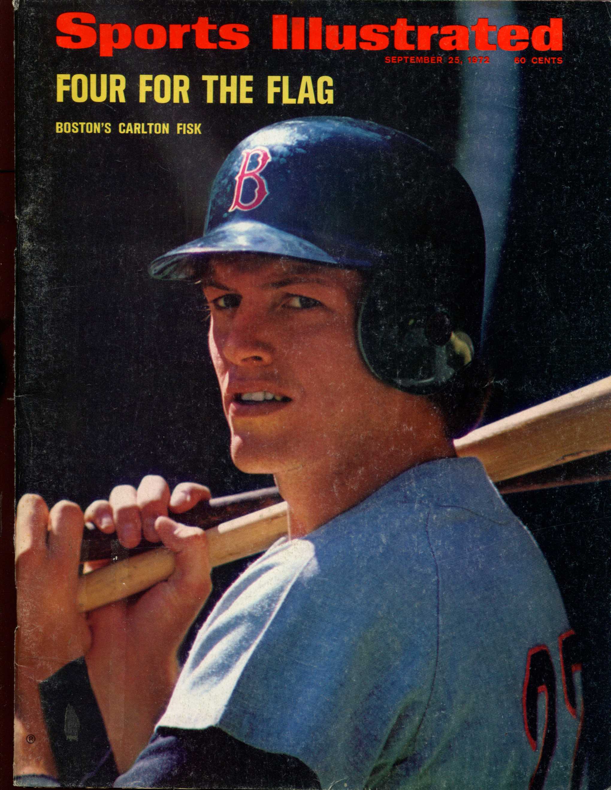 Sports Illustrated (1972/09/25) - Carlton Fisk cover (Red Sox) Baseball cards value