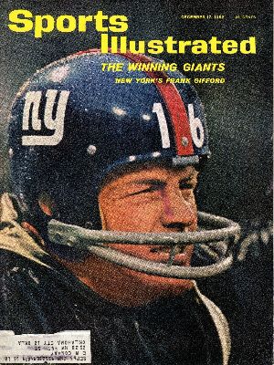 Sports Illustrated (1962/12/17) - FRANK GIFFORD (NY Giants) Baseball cards value