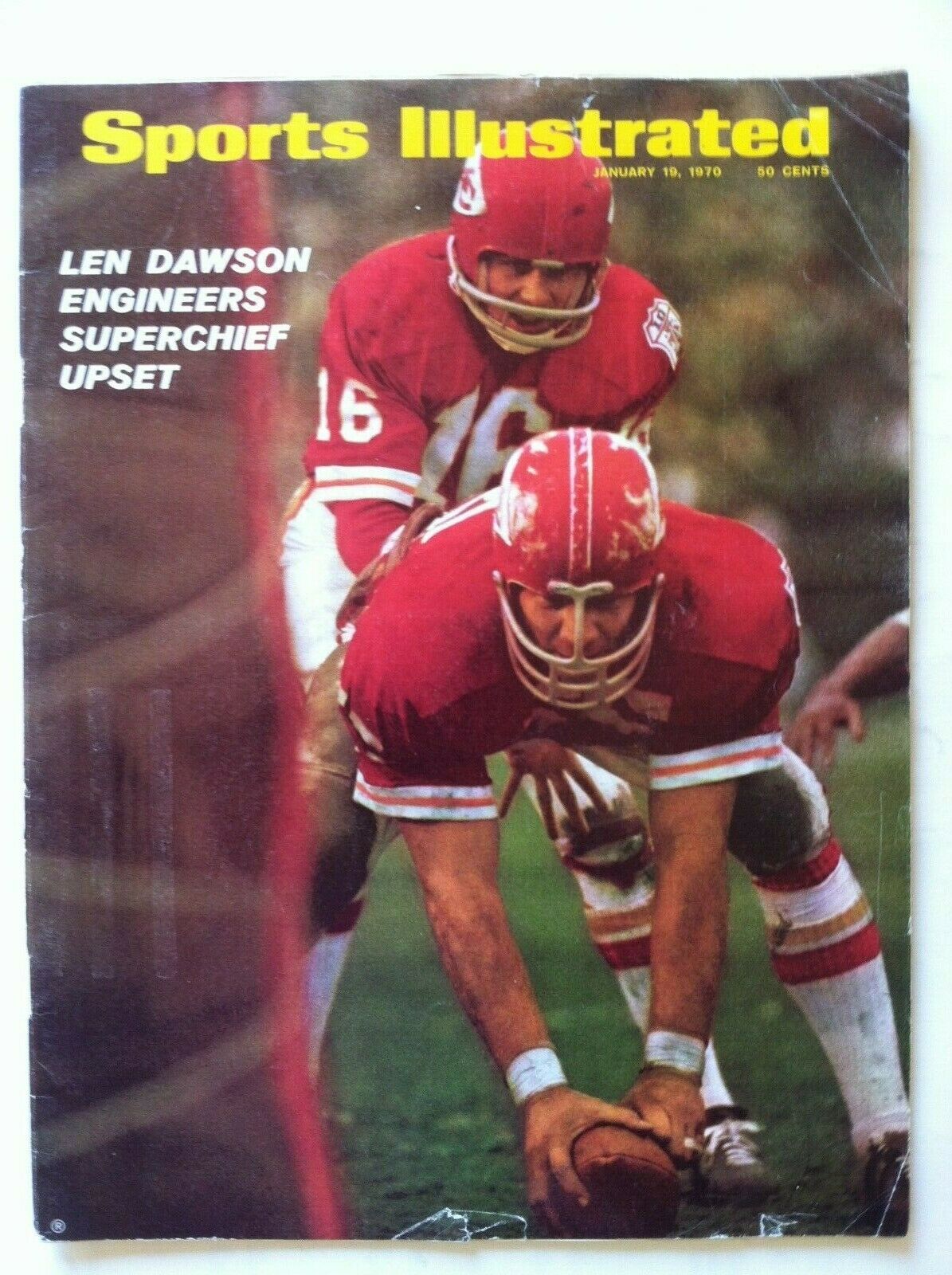 Sports Illustrated (1970/01/19) - LEN DAWSON '...Superchiefs Upset' Baseball cards value