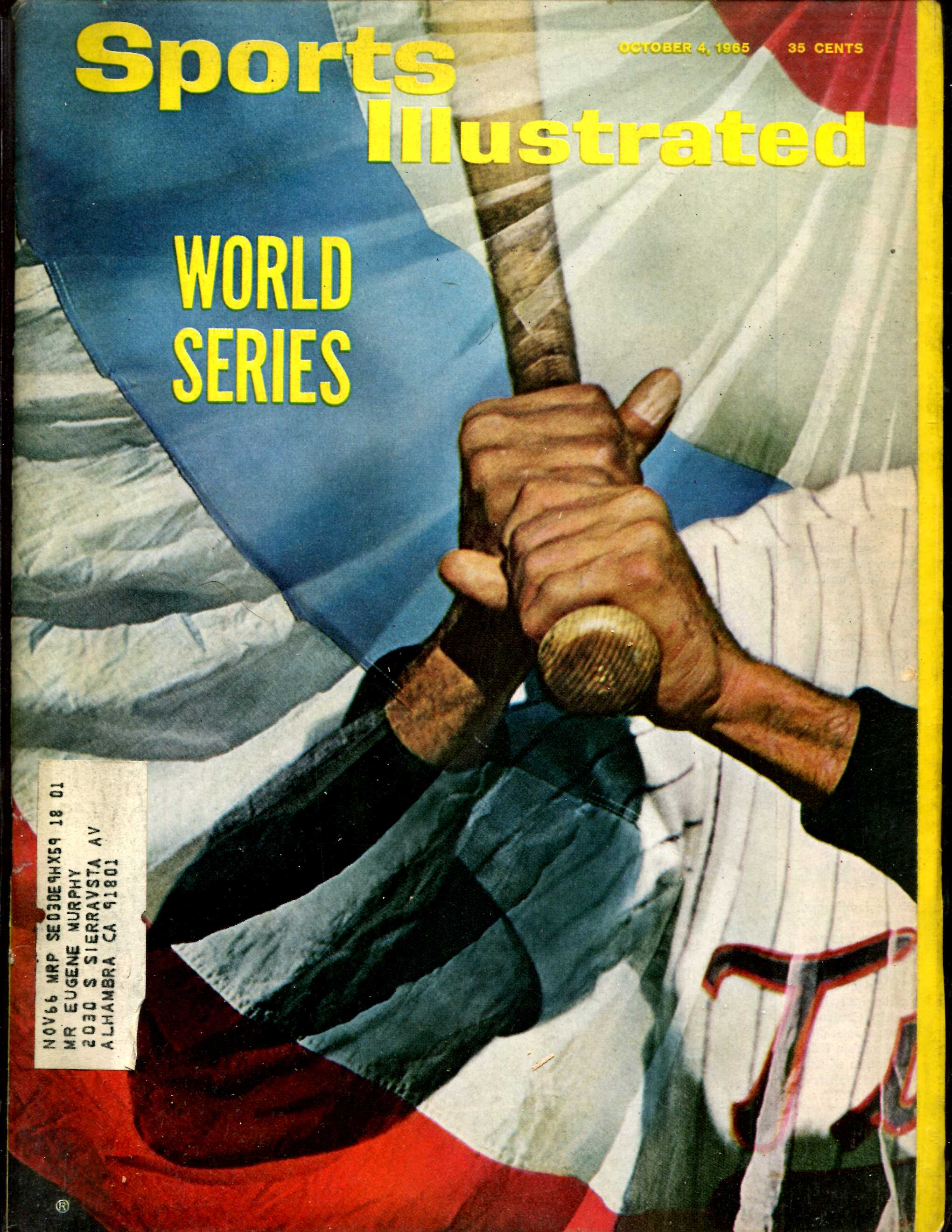 Sports Illustrated (1965/10/04) - World Series issue Baseball cards value