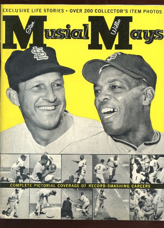 Willie Mays/Stan Musial - 1963 JKW Sports Publications Baseball cards value