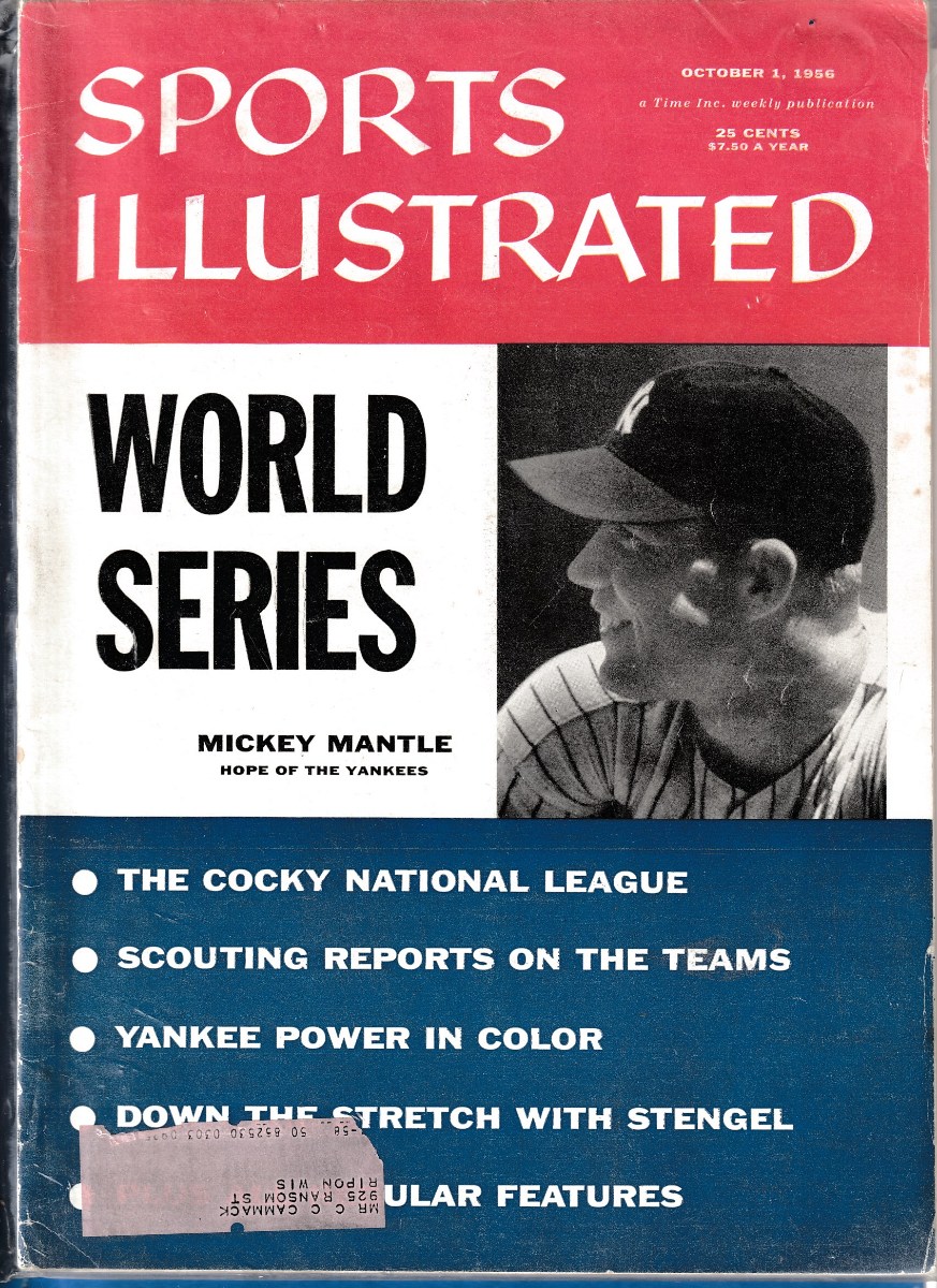 Sports Illustrated (1956/10/01) - World Series - Mickey Mantle cover Baseball cards value