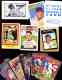 Lot [#e] of (10)- All Hall-of-Famers - Mantle,Mays,Ruth,Clemente,Cobb...