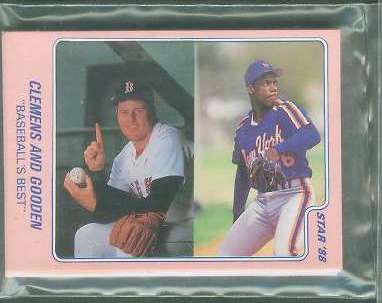 Roger Clemens - 1988 Star Company PINK Complete 11-card Set (Red Sox) Baseball cards value
