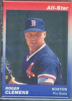 Roger Clemens - 1991 Star Company ALL-STAR Complete 9-card Set NO CASE Baseball cards value