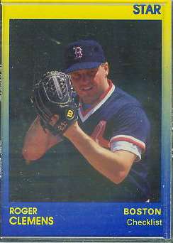Roger Clemens - 1991 Star Company BLUE Complete Factory Sealed Set (Red Sox Baseball cards value