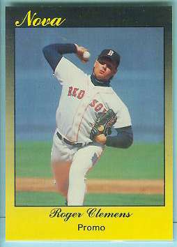 Roger Clemens - 1990 Star Company PROMO NOVA (Red Sox) Baseball cards value