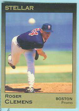 Roger Clemens - 1991 Star Company PROMO STELLAR (Red Sox) Baseball cards value