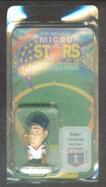 Roger Clemens - 1995 MicroStars Statue/Figurine - BOX OF (6) (Red Sox) Baseball cards value