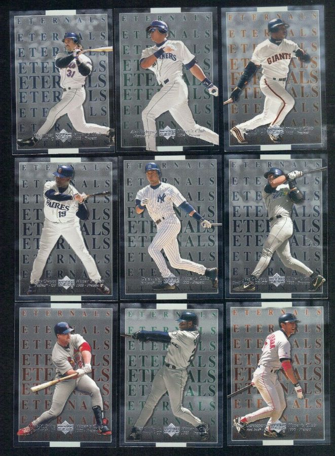 2000 Upper Deck Hitters Club - ETERNALS - Complete Insert Set (10 cards)  cards value