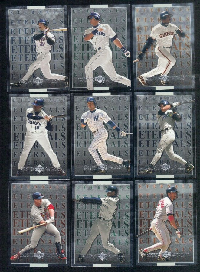  2000 Upper Deck Hitters Club - ETERNALS - Complete Insert Set (10 cards) Baseball cards value