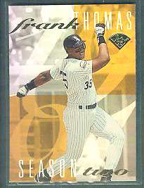  1995 Leaf 'FRANK THOMAS' - Complete 6-card Insert Set Baseball cards value