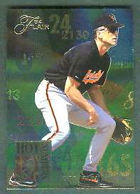  1994 Flair 'HOT NUMBERS' - Complete 10-card Insert Set Baseball cards value