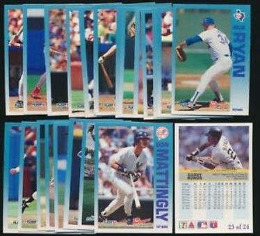  1992 Fleer CITGO - 'The Performers' COMPLETE SET (24 cards) Baseball cards value