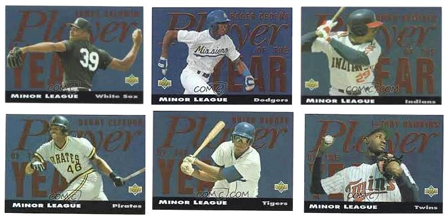 1994 Upper Deck MINOR LEAGUE - PLAYER...YEAR - COMPLETE Insert SET (28) Baseball cards value