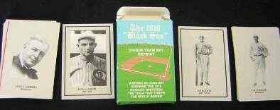 1975 TCMA - 1919 Chicago White/BLACK SOX - Set (27 cards) Baseball cards value
