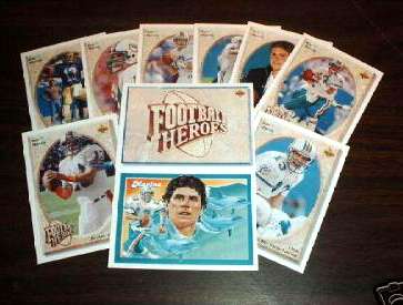  Dan Marino - 1992 Upper Deck HEROES - Complete Set w/SCARCE HEADER Baseball cards value