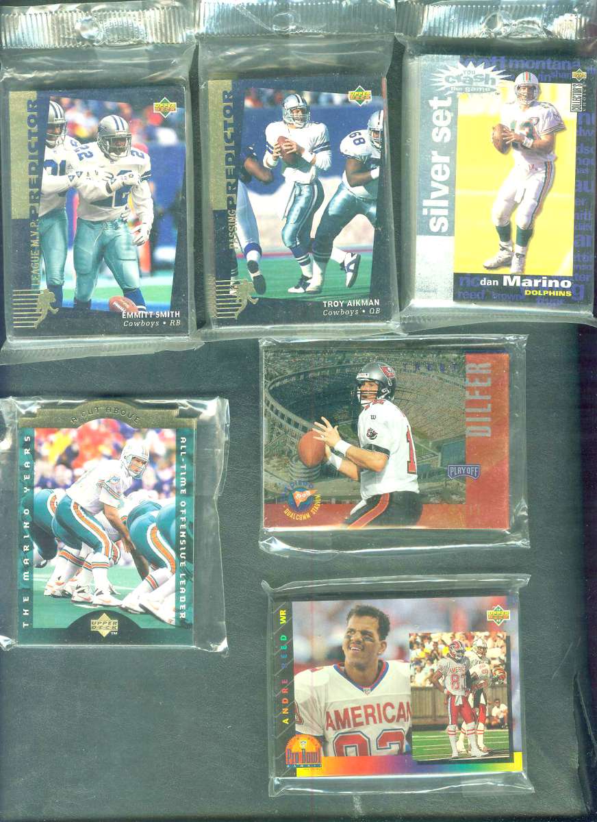 1994 Upper Deck FOOTBALL - 'PREDICTOR LEAGUE LEADERS' 'R' set (30 cards) Baseball cards value