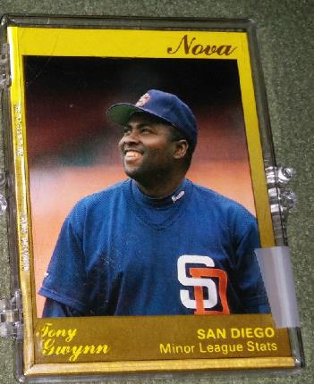 Tony Gwynn - 1991 Star Company NOVA Complete Set (9 cards) Baseball cards value