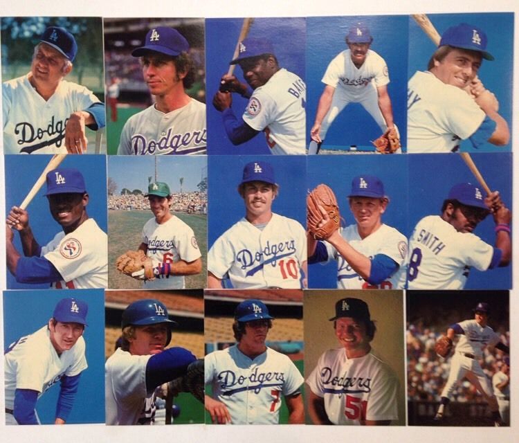  DODGERS - 1979 L.A. 'Go Dodgers Blue' - COMPLETE Team Set (15 cards) Baseball cards value