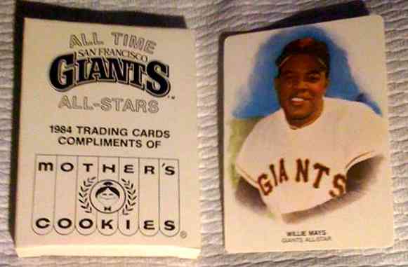  GIANTS - 1984 Mother's Cookies - Complete ALL-STAR TEAM SET (28) Baseball cards value
