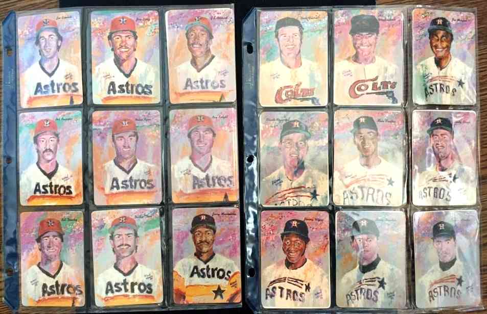  ASTROS - 1986 Mother's Cookies - Complete ALL-STAR TEAM SET (28 cards) Baseball cards value