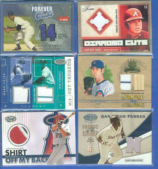 Mark Prior - 2004 Diamond Kings 'Diamond Cut' COMBO GAME-USED JERSEY/BAT Baseball cards value