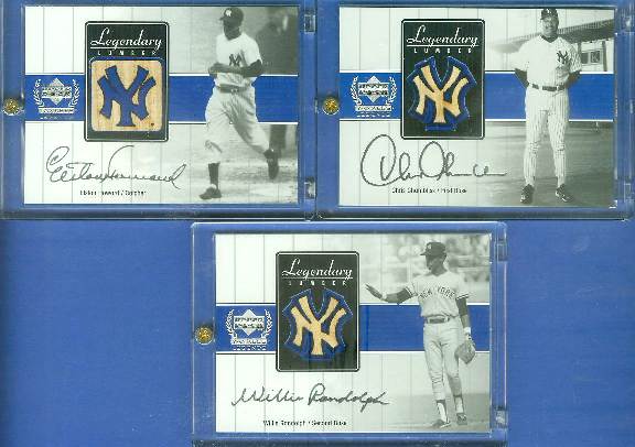 Elston Howard - 2000 UD Yankees Legends 'Legendary Lumber' GAME-USED BAT Baseball cards value