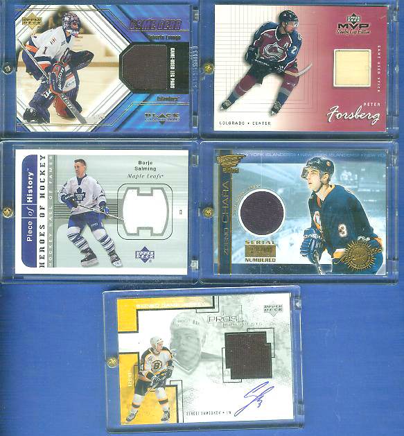  Sergei Samsonov - 2000-01 UD Pros & Prospects AUTOGRAPHED GAME-USED JERSEY Baseball cards value