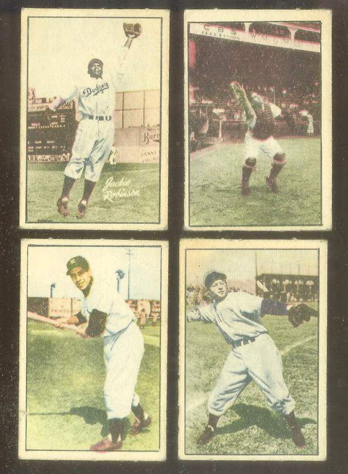 1952 Berk Ross - Jackie Robinson (Brooklyn Dodgers) Baseball cards value