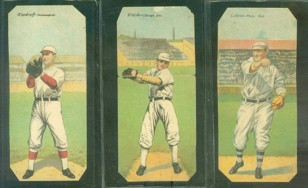 1911 Mecca Double Folders T201 #xx John Lobert/Earl Monroe (Phillies) Baseball cards value