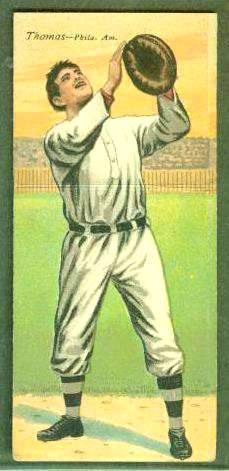 1911 T201 Mecca Double Folders - John Coombs/Ira Thomas (Philadelphia A's) Baseball cards value