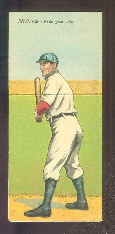1911 Mecca Double Folders T201 #xx Geo. McBride/Norman Elberfeld [#bsc] Baseball cards value