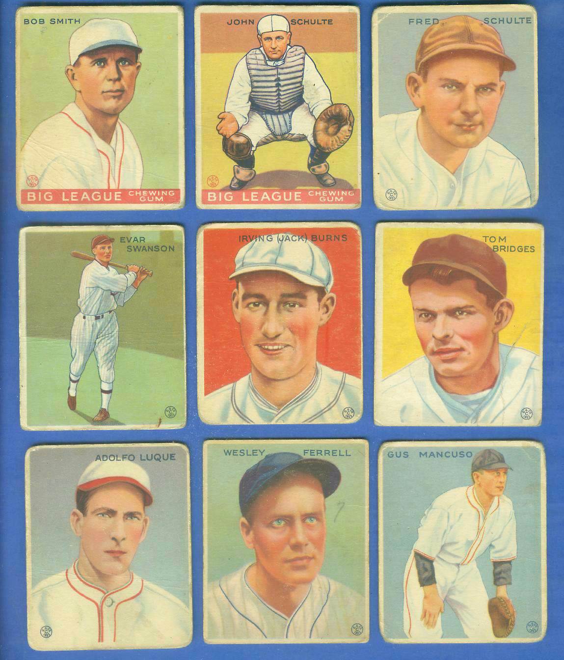 1933 Goudey #195 Evar Swanson Baseball cards value
