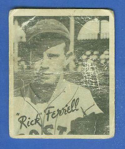 1936 Goudey B/W #13 Rick Ferrell (Red Sox, HOF)  cards value