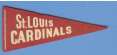 1954  St. Louis CARDINALS - Vintage 5-1/2 inch PENNANT